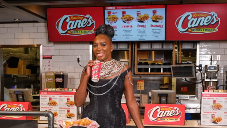 Venus Williams at Raising Cane's