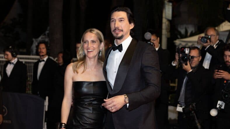 Adam Driver and Joanne Tucker at the Cannes Film Festival 'Paper Tiger' Premiere 2