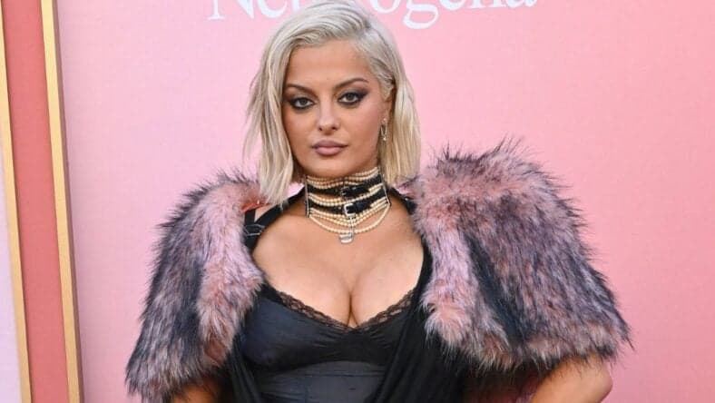 Bebe Rexha posing