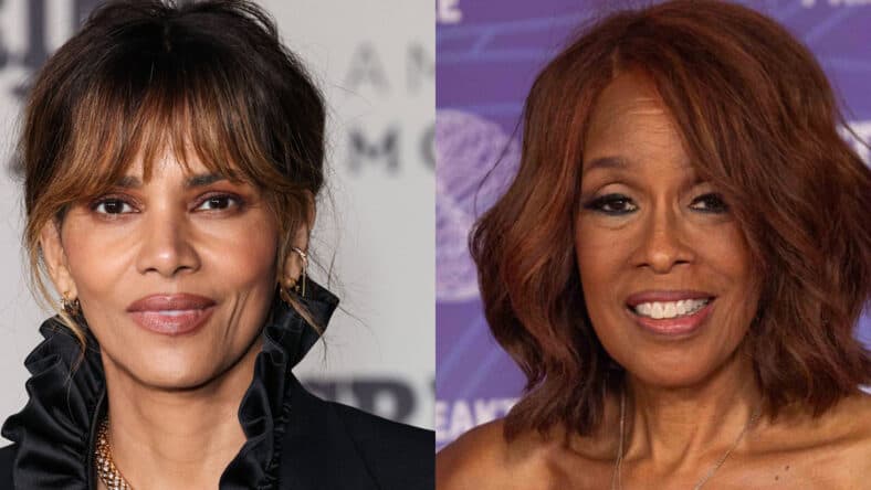 A photo collage of Halle Berry and Gayle King