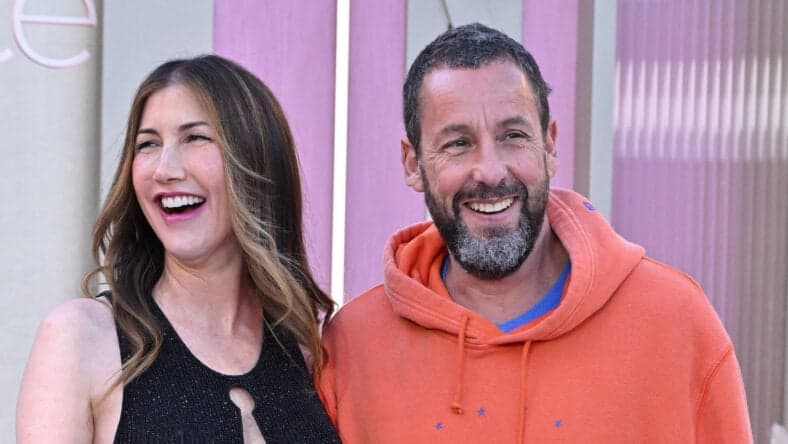 Jackie and Adam Sandler
