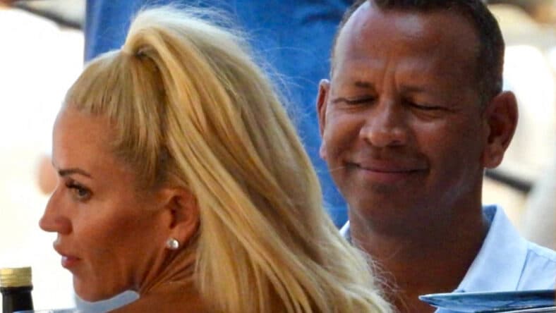 Alex Rodriguez enjoying lunch in Portofino with girl-friend Jaclyn Cordeiro and family in Portofino