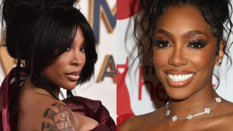 K. Michelle and Porsha Williams collage