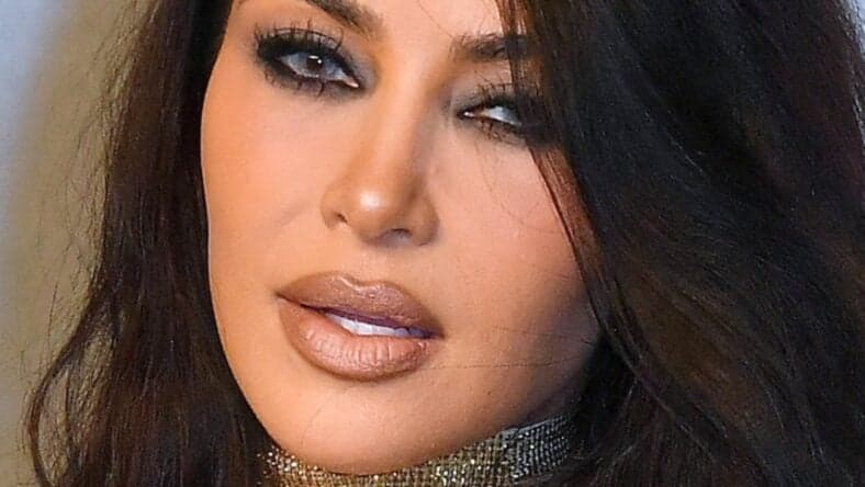 Kim Kardashian close up
