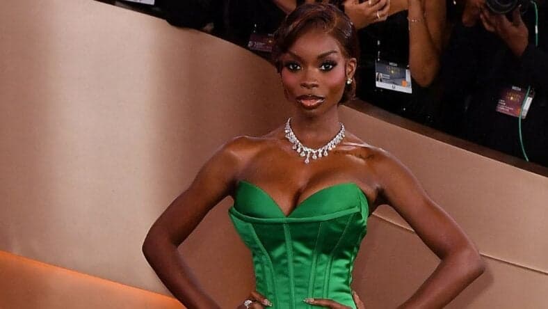Olandria Carthen on the red carpet