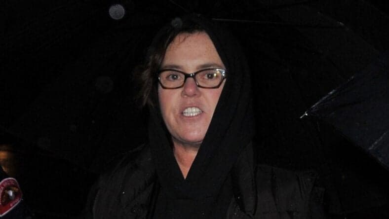Rosie O'Donnell heads to an anti-Trump protest outside of the White House