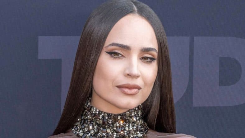 Sofia Carson posing