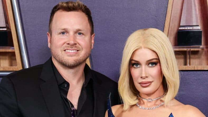 Spencer Pratt and Heidi Montag at the 2025 American Music Awards