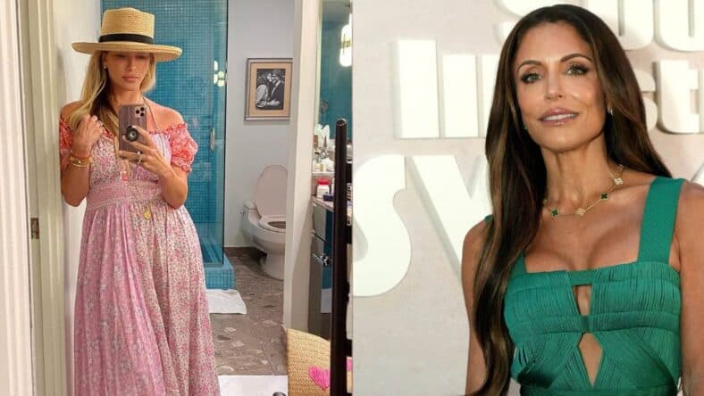 Photo collage of Bethenny Frankel and Dina Manzo.