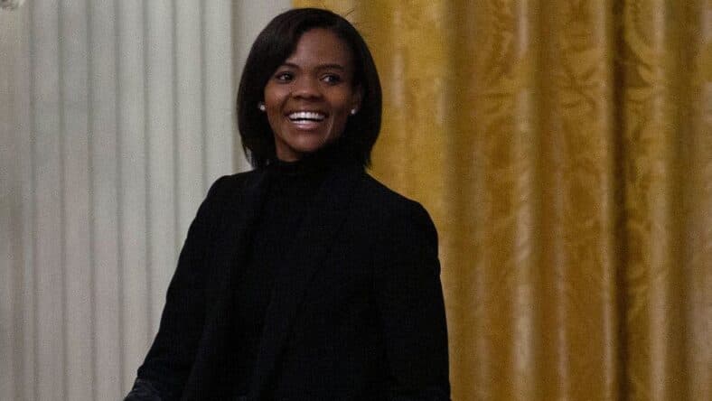 Candace Owens speaking at the White House