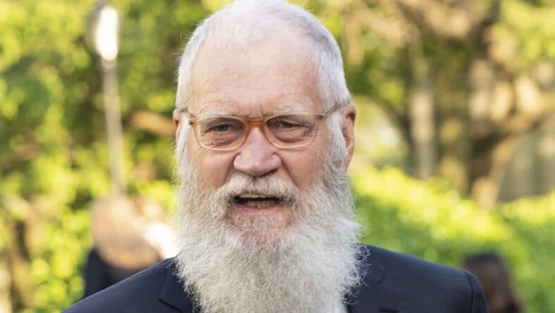 David Letterman at the Statue of Liberty Museum opening celebration