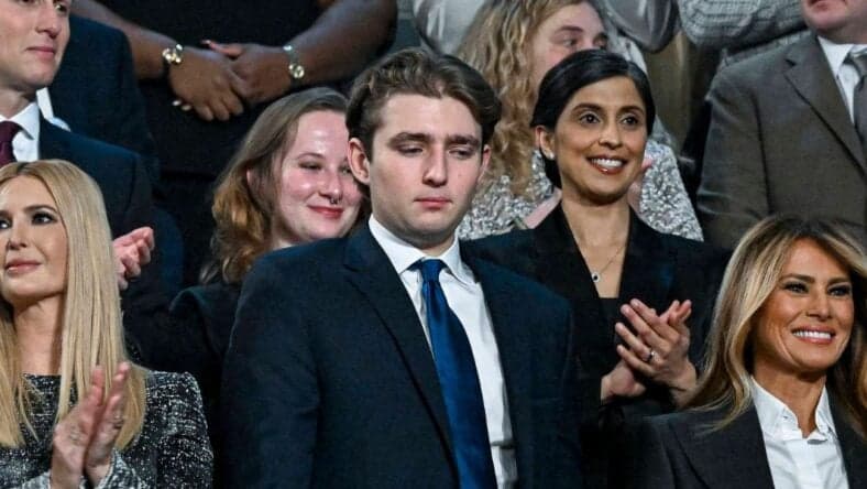 Ivanka, Barron and Melania Trump at the State of the Union