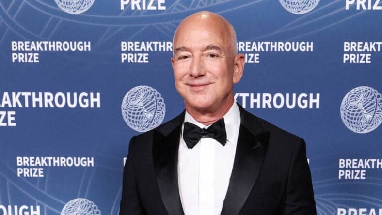 Jeff Bezos on the red carpet