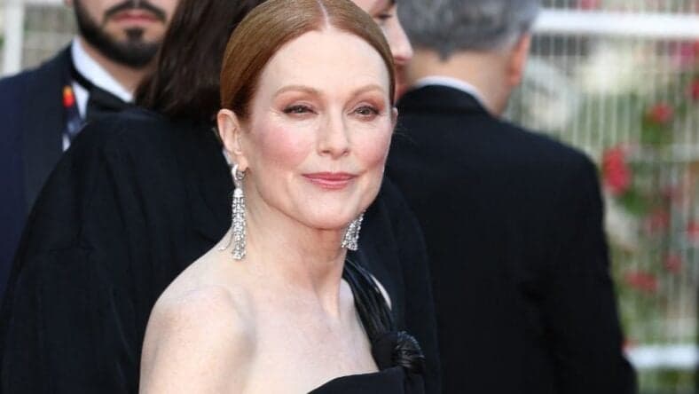 Julianne Moore at the Cannes 2025 red carpet