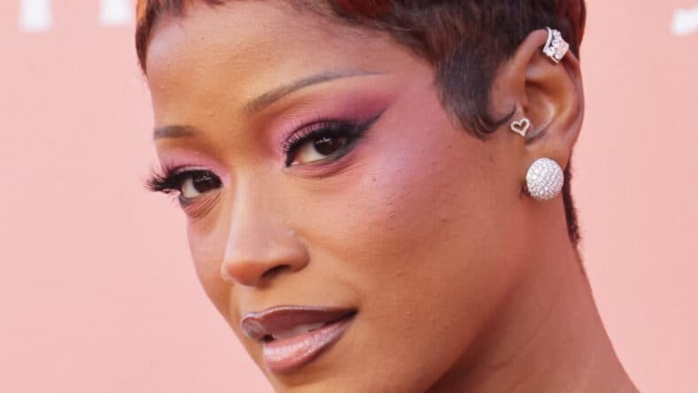 Keke Palmer posing on the red carpet.