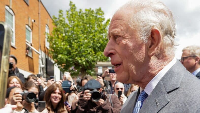 King Charles III Visits Jewish Community In Golders Green In London, UK