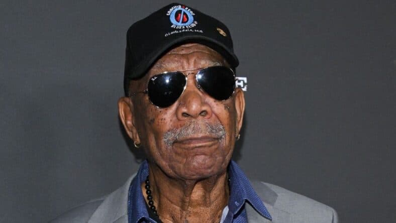 Morgan Freeman on the red carpet