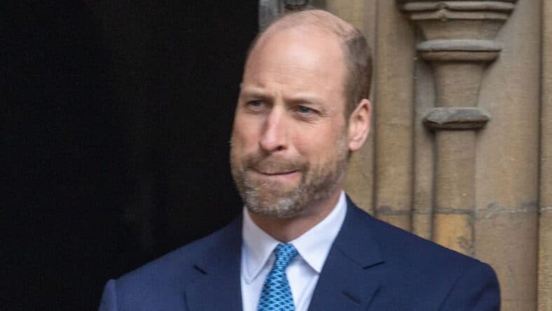 Prince William at the Easter Matins Service In Windsor