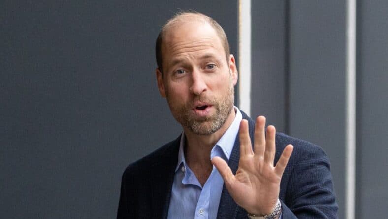 Prince William arrives at Centrepoint Offices in east London