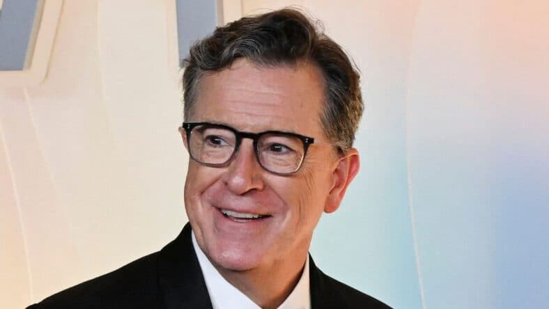 Stephen Colbert on the red carpet