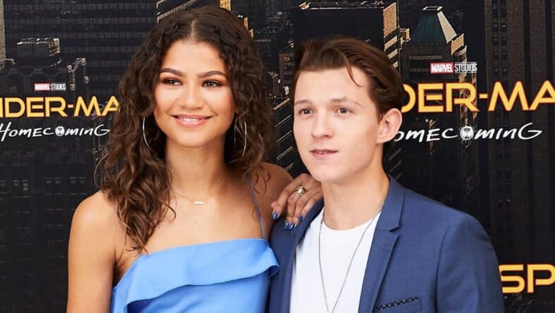 Zendaya and Tom Holland on the red carpet