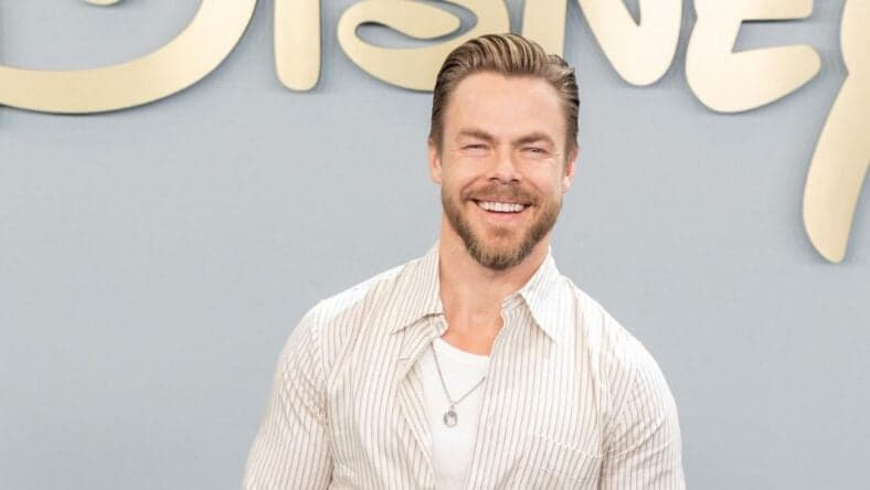 Derek Hough smiling