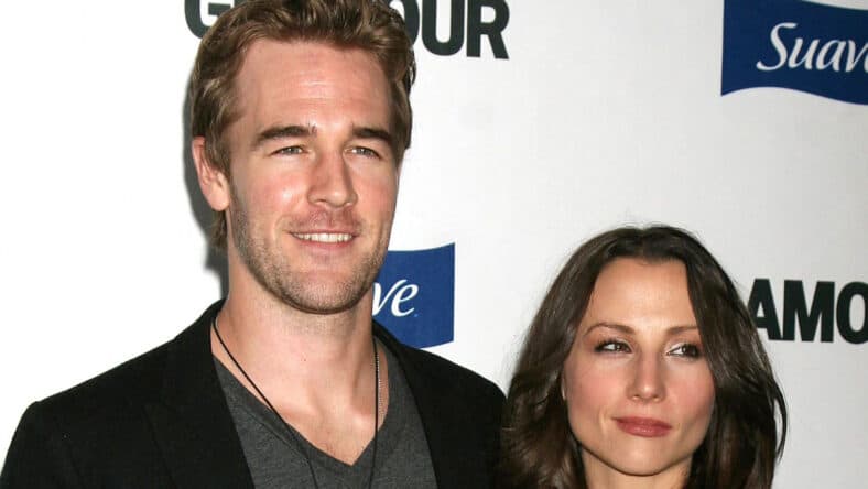 James Van Der Beek and Heather McComb