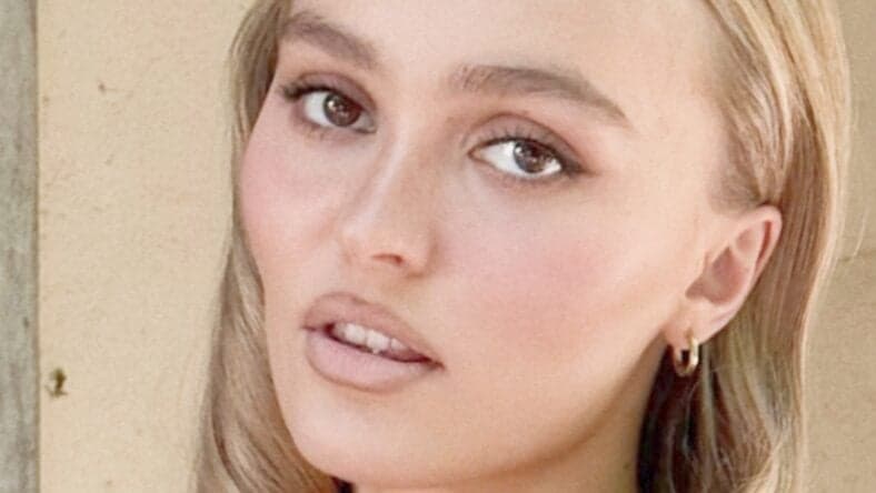 Lily-Rose Depp close up
