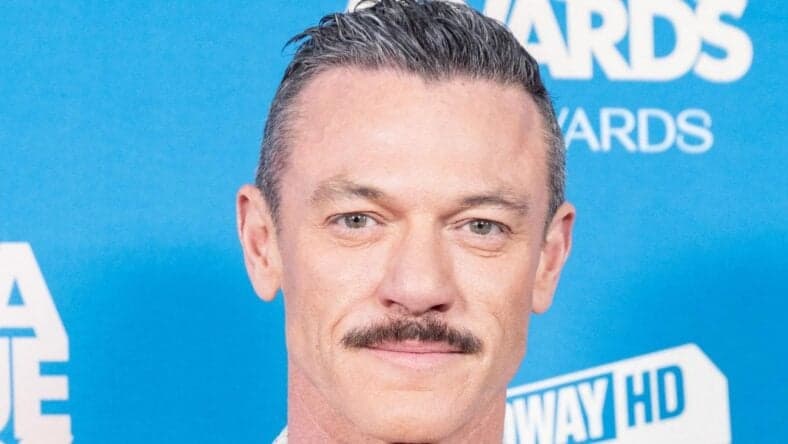 Luke Evans posing