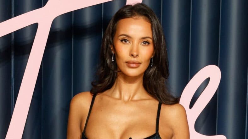 Maya Jama posing