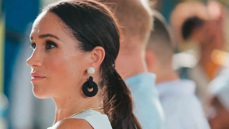 Meghan Markle at Colegio La Giralda in Bogota, Colombia