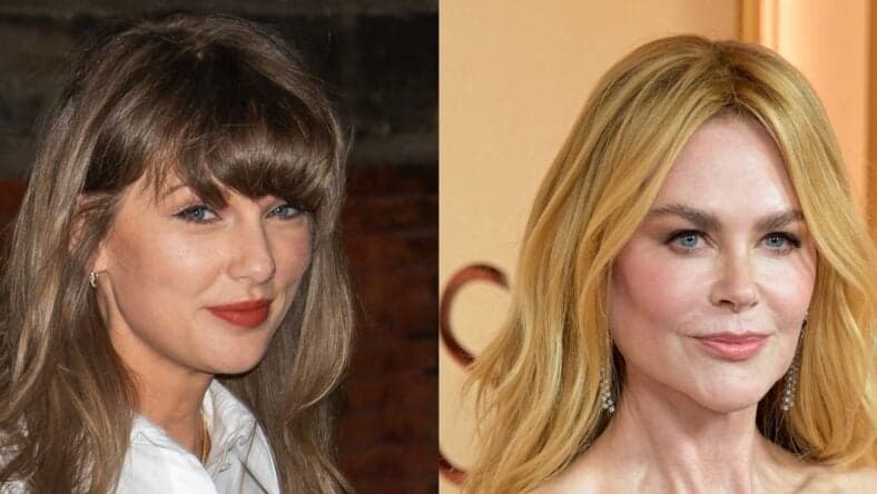Taylor Swift (left) Nicole Kidman (right)