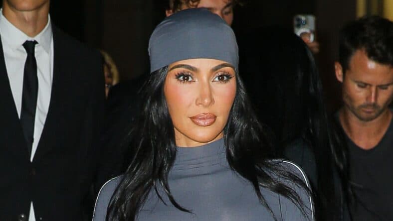 Kim Kardashian posing