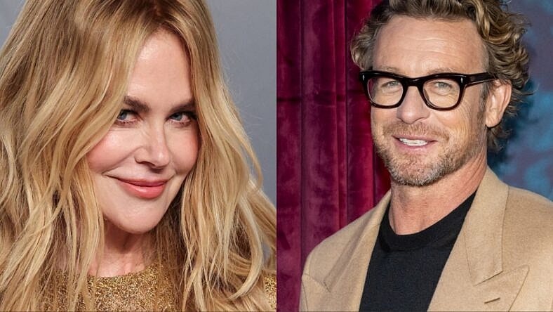 Nicole Kidman and Simon Baker collage