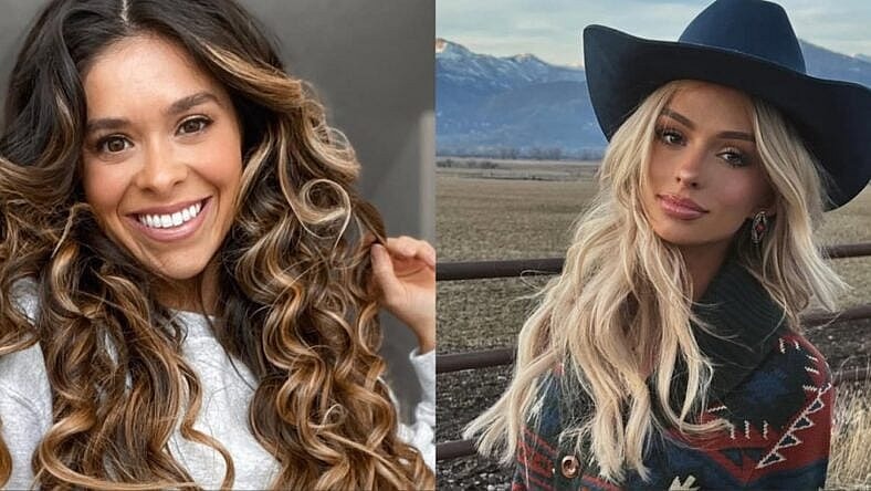 Taylor Frankie Paul and Miranda Hope collage