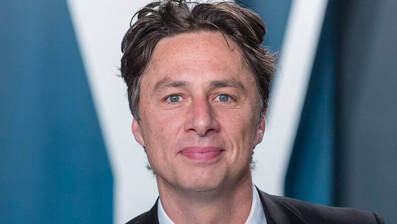 Zach Braff at Vanity Fair Oscar Party