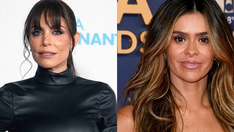 Photo collage of Bethenny Frankel and Taylor Frankie Paul.