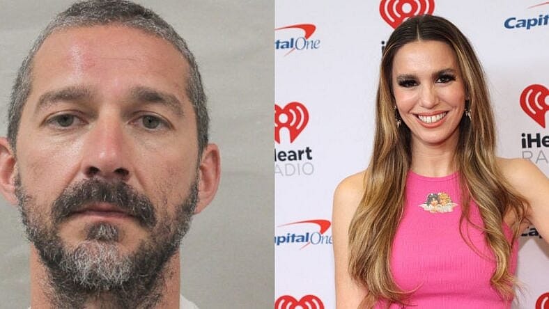 Photo collage of Shia and Christy Carlson Romano.