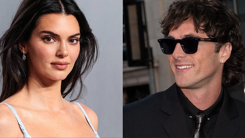 Kendall Jenner and Jacob Elordi Collage