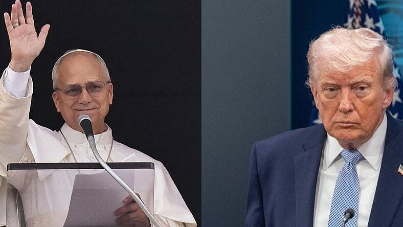 Pope Leo XIV and Donald Trump
