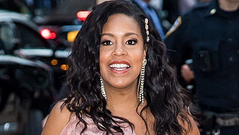 Sheinelle Jones at New York Ballet 2022 Fall Fashion Gala Arrivals