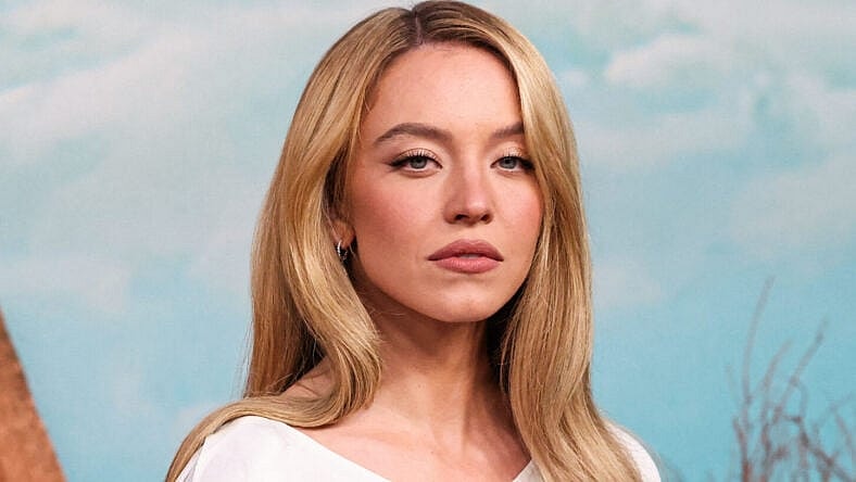 Sydney Sweeney wearing Pierre Cardin circa 2007, styled by Molly Dickson arrives at the Los Angeles Premiere Of HBO's 'Euphoria' Season 3