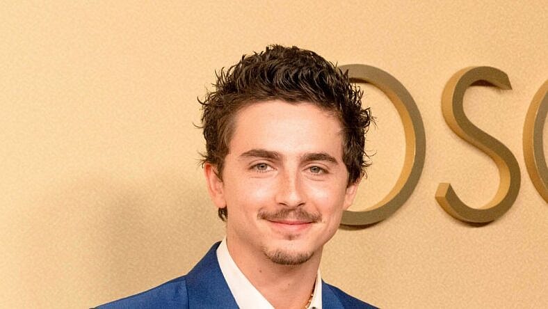 Timothée Chalamet smiling