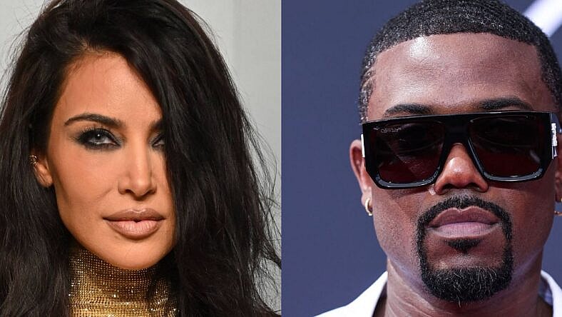 Kim Kardashian (left) Ray J (right)