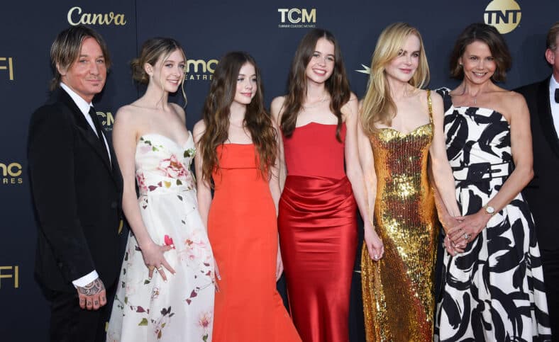 Keith Urban, Nicole Kidman, daughters Sunday Rose and Faith Marg