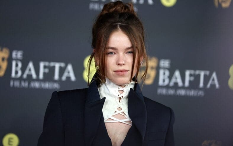 Milly Alcock at The BAFTA Film Awards 2026