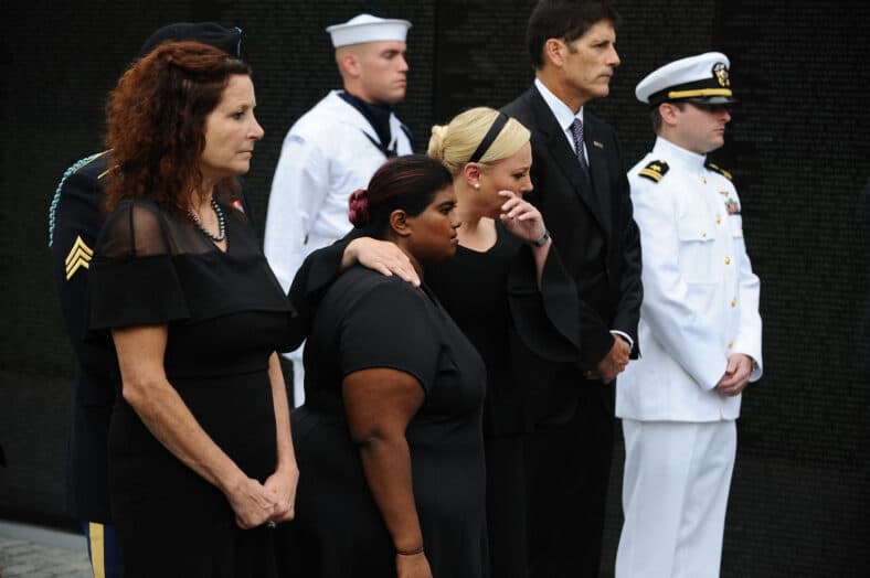 McCain Family at Vietnam Veterans Memorial