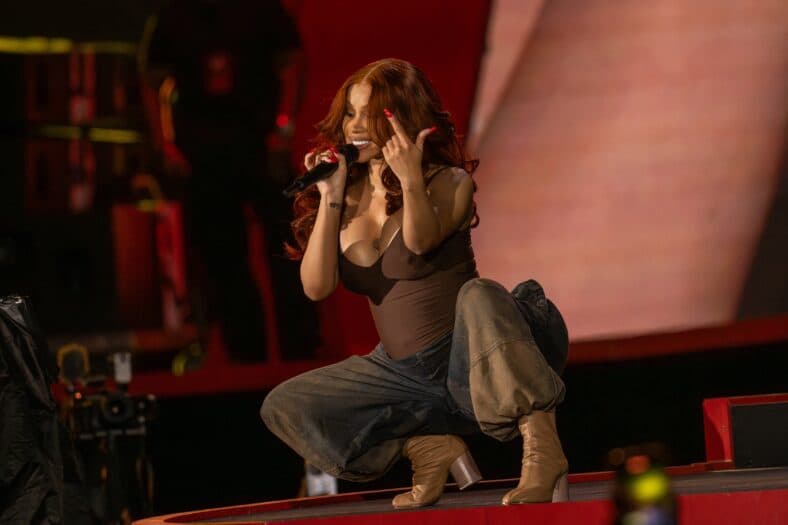 Cardi B at the 2025 Global Citizen Festival