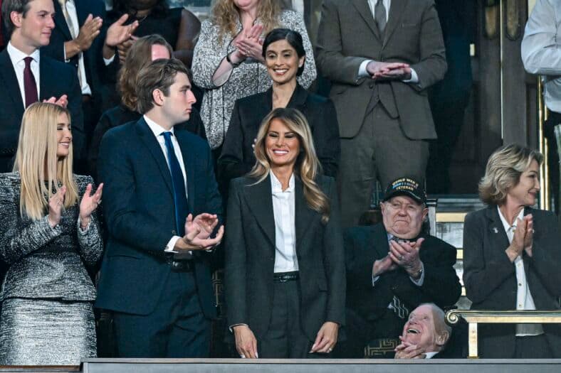 Barron Trump at the Trump 2026 State of the Union Address