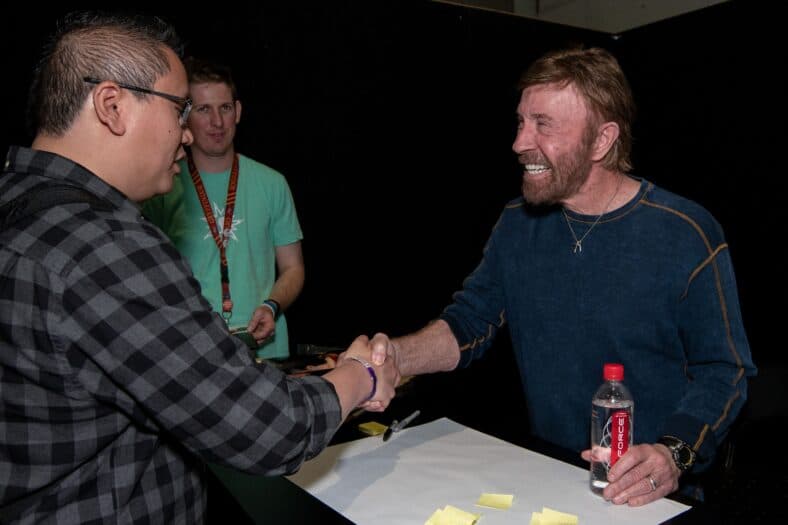 Chuck Norris at Supernova in Sydney